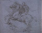 LEONARDO da Vinci Study fur the Sforza monument oil painting picture wholesale